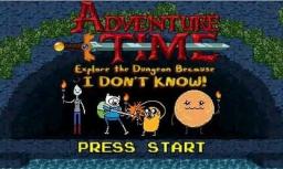 Adventure Time:  Explore the Dungeon Because I DONT KNOW! Title Screen